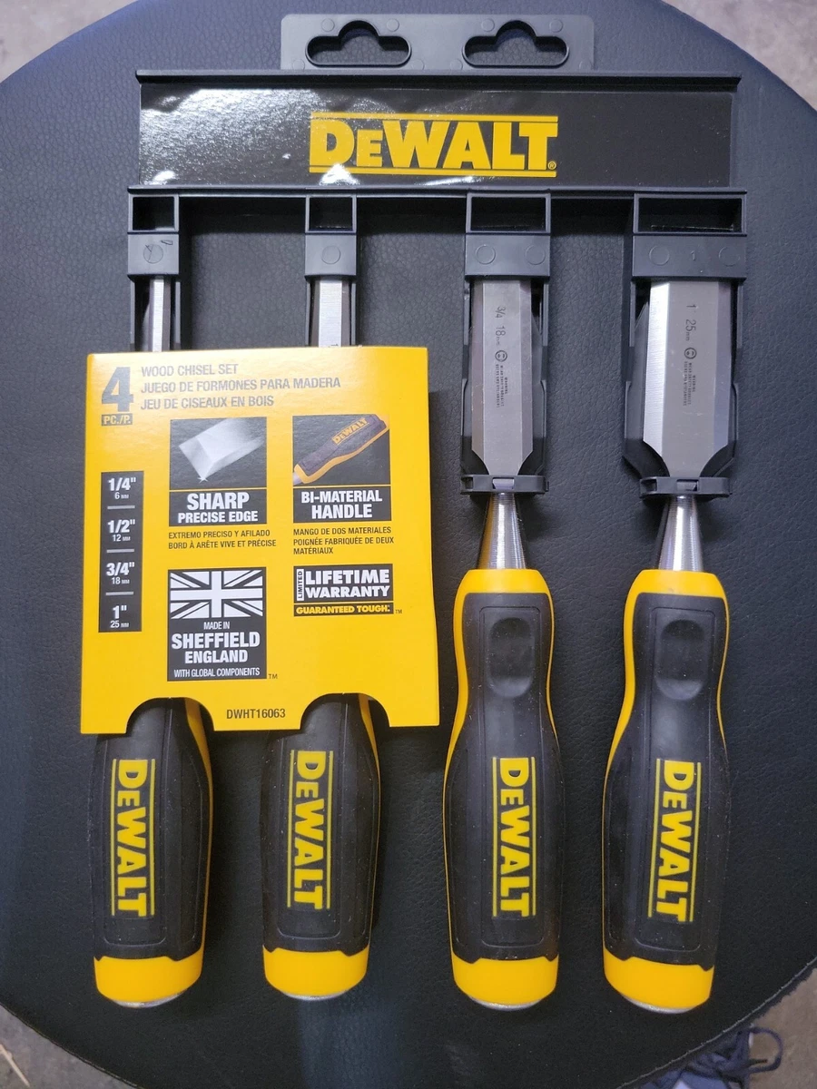 Dewalt 4 piece wood 2024 chisel set dwht16063