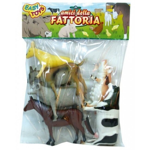 EASY TOYS IL MONDO DEGLI ANIMALI IN BUSTA FATTORIA PZ