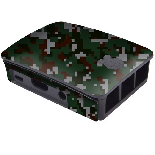 Strukturierter Hautaufkleber für offizielles Himbeer Pi B +/2/3 Etui Wrap Aufkleber - Bild 48 von 48