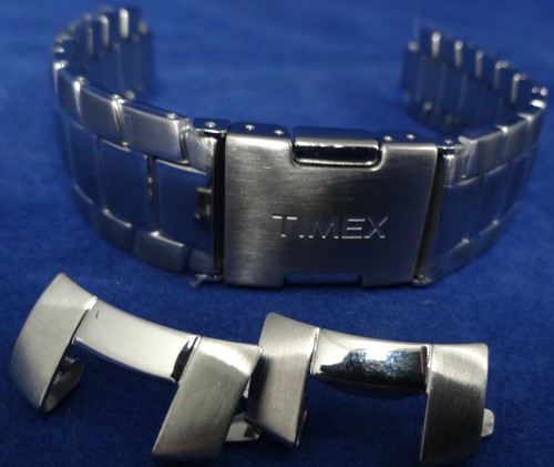 ONLY FITS T2M462 Timex Expedition 20mm Stainless Steel Push Button Watch Band - Picture 4 of 9