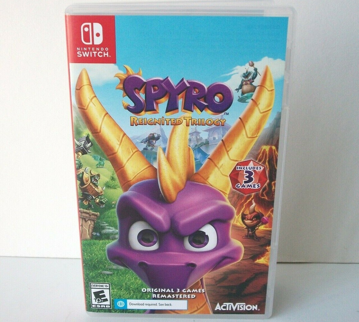 Spyro Reignited Trilogy Case Only NO GAME Nintendo Switch Empty Replacement  Box