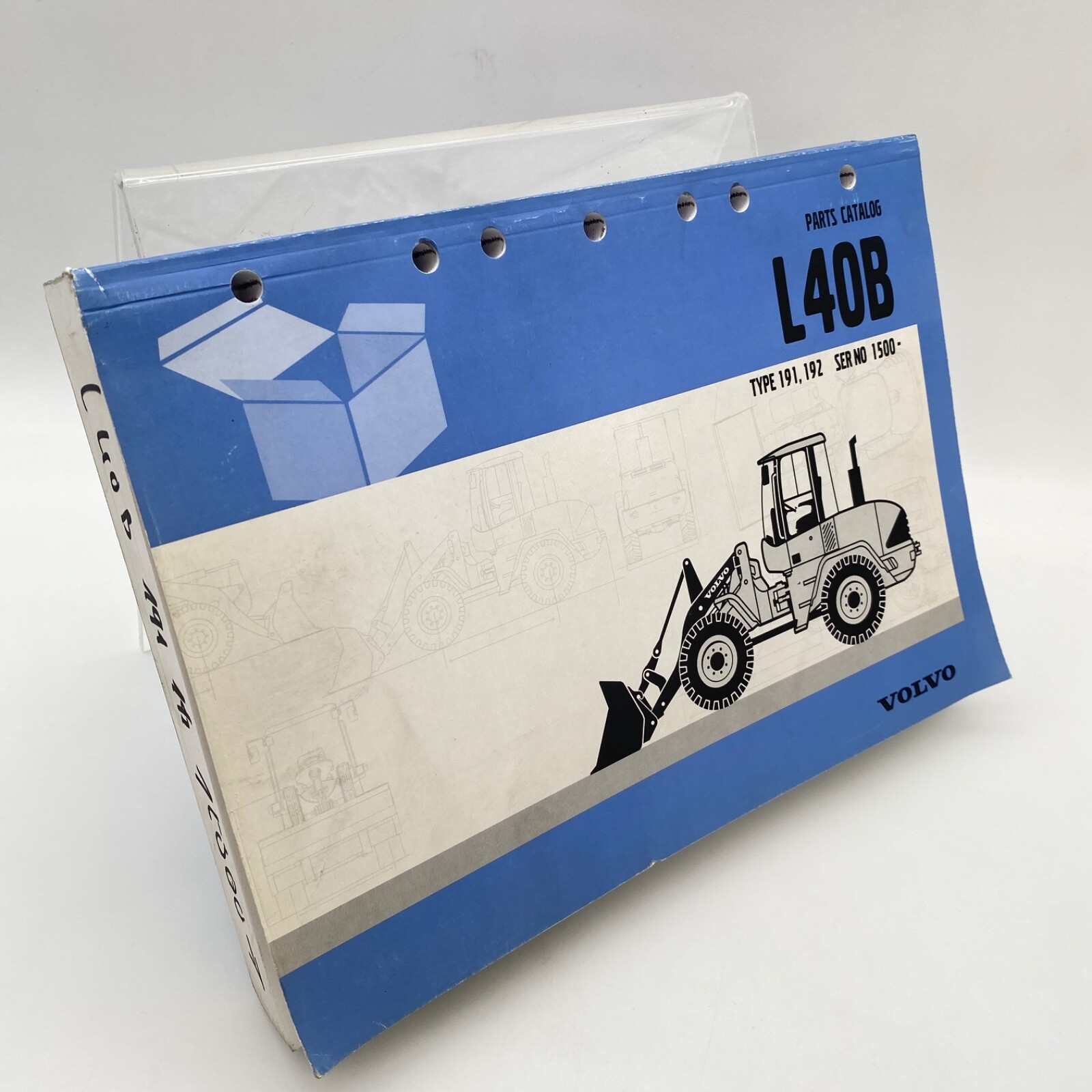 Volvo Loader L40B Type 191 And 192 Spare Parts List Spare Parts Catalog Repair