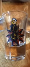 Sailor Jerry Rum Collectable "Classic Sailor Girl" Shot Glasses Set Of 5