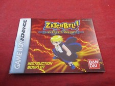 Zatch Bell Electric Arena Nintendo Game Boy Advance Instruction Manual ONLY