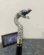 Snake Handle Head Cane Vintage Antique Walking Stick Cane Gift for Mother/Father