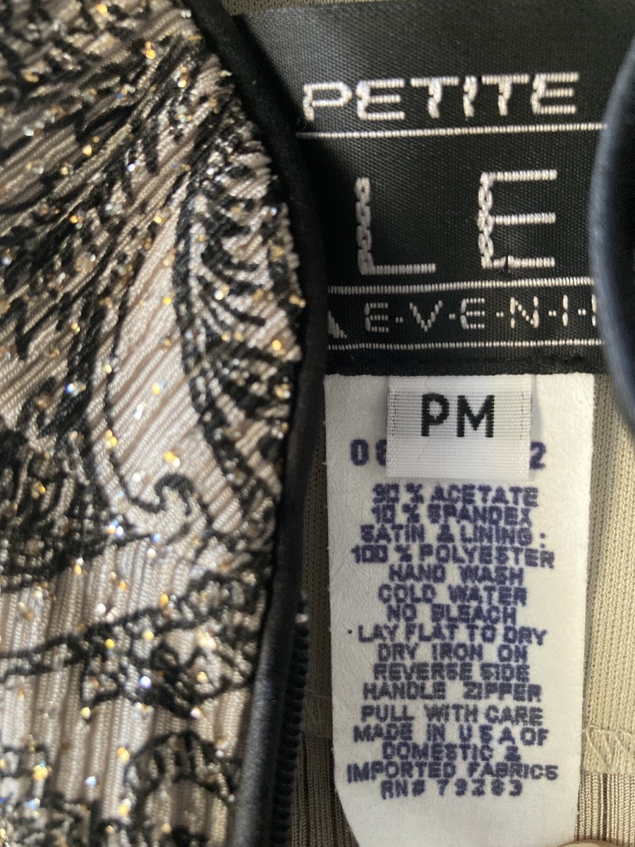 Alex Evenings Women's Jacket MP Paisley Mandarin Neck Glitter Zip