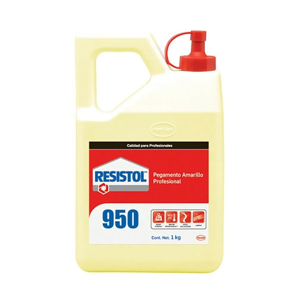 Resistol 950 Yellow Wood Glue, 850 ML Bottle Resistol 950 577865