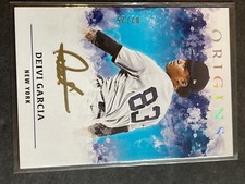 Deivi Garcia Gold Auto /25 - 2021 Panini Chronicles Origins Baseball
