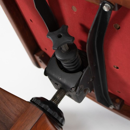 1970s Solid Walnut & Studio Craft Desk Chair by John Nyquist made in California - Picture 11 of 12