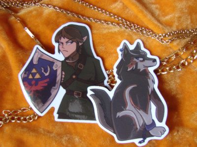 Legend of Zelda Twilight Princess Wolf Link Vinyl Sticker 3.5'' Clear