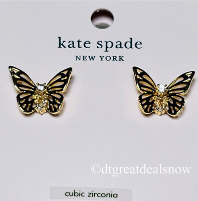 【限定セール】Kate Spade Cubic Zirconia Butterfly ピアス Kate Spade Cubic Zirconia Butterfly ピアス