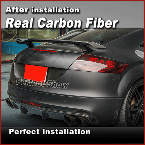 Difusor de carbono para Audi TTS 08-14 TT 13-14 difusor trasero labio del alerón - Imagen 4 de 10