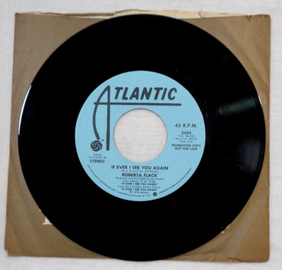 Roberta Flack If Ever I See You Again Stereo/Mono 1978 Specialty Promo Press VG+