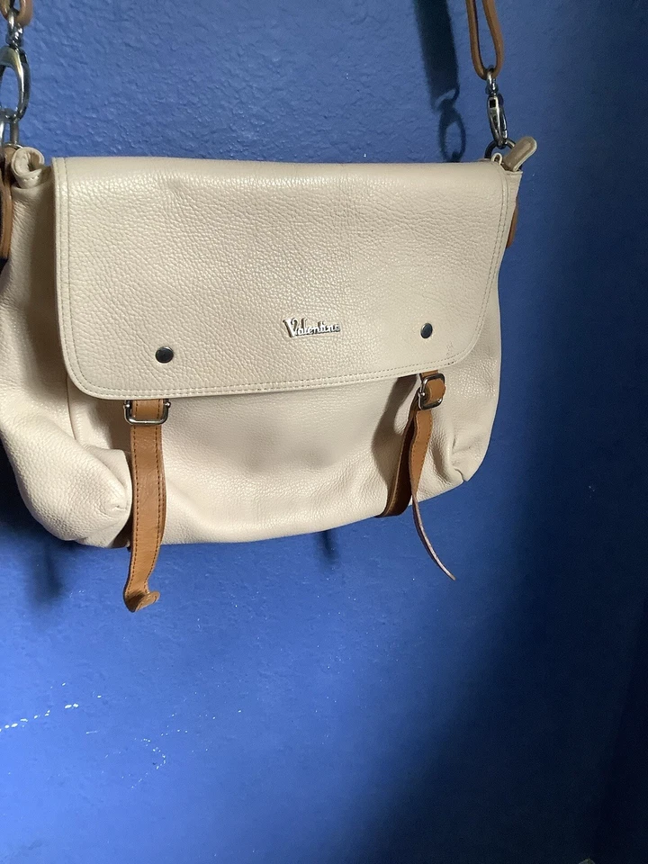 Bolso Bandolera Bolso de Hombro Valentina Italia Cuero Guijarro Foto 4 de 4