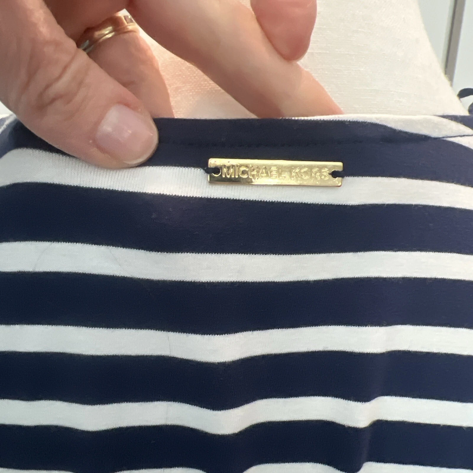 Abito nautico a righe Michael Kors Piccolo