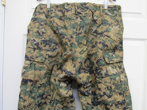 USMC Woodland Marpat Camo Goretex Pants Hose APECS Large Reg New Old Stock - Bild 21 von 21