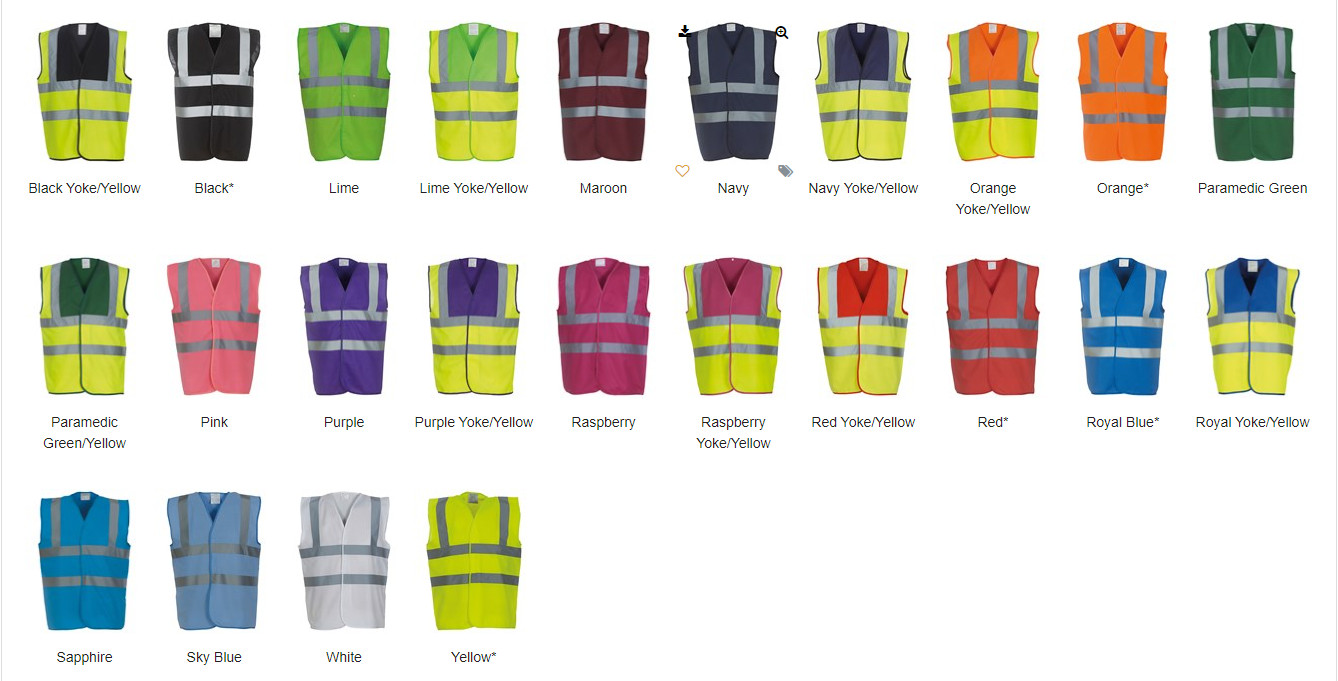 Work Wear Package Embroidered Personalised Logo 100 Hi-vis vest jacket Bundles image 2