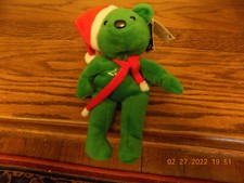 1998 Vtg Bamm Beano's Christmas MLB Teddy BEAR KEN GRIFFEY JR. 24 MARINERS Tag