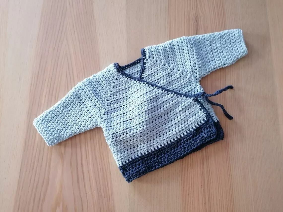 brassière bébé au crochet