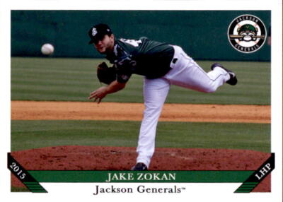 2015 Jackson Generals Grandstand #34 Jake Zokan Columbia South Carolina SC Card