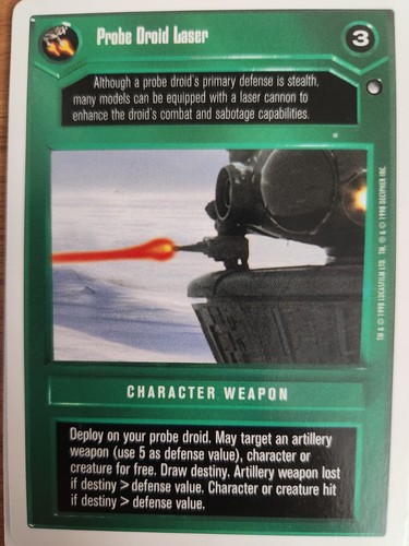 Star Wars CCG Hoth WB Unlimited BASIC SINGLES Select Choose NrMint-MINT SWCCG - Picture 47 of 66