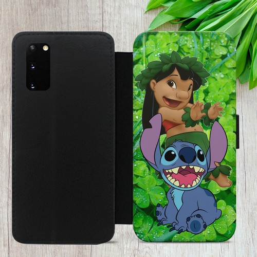 LILO AND STITCH OHANA FAMILY FLIP WALLET PHONE CASE FOR IPHONE SAMSUNG HUAWEI - Picture 4 of 37