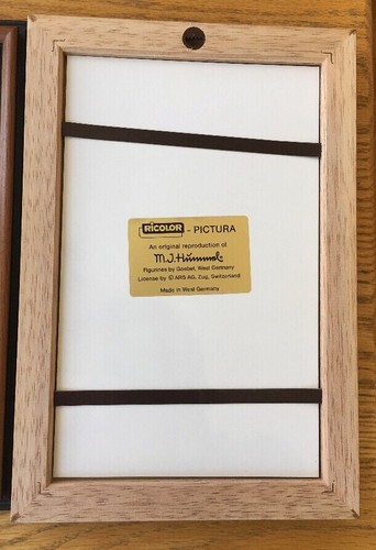 Framed M. J. Hummel Goebel Pictura Ricolor, Set of 3 - Picture 5 of 6