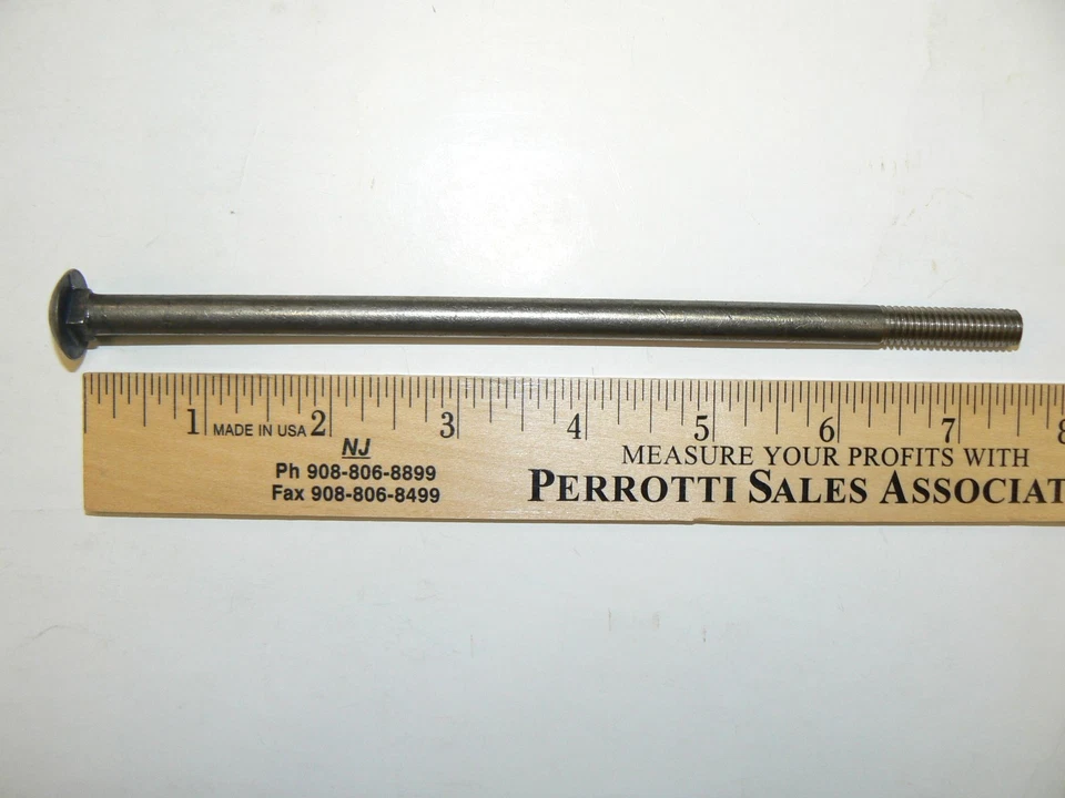Pernos de carro de acero inoxidable de 5/16"-18 x 7 1/2" con tuercas y fl. Arandelas - 25 uds. Foto 3 de 4