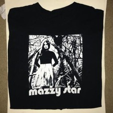 Vintage Mazzy Star Music Band Heavy Cotton Black S-4XL Unisex Tee Shirt J418