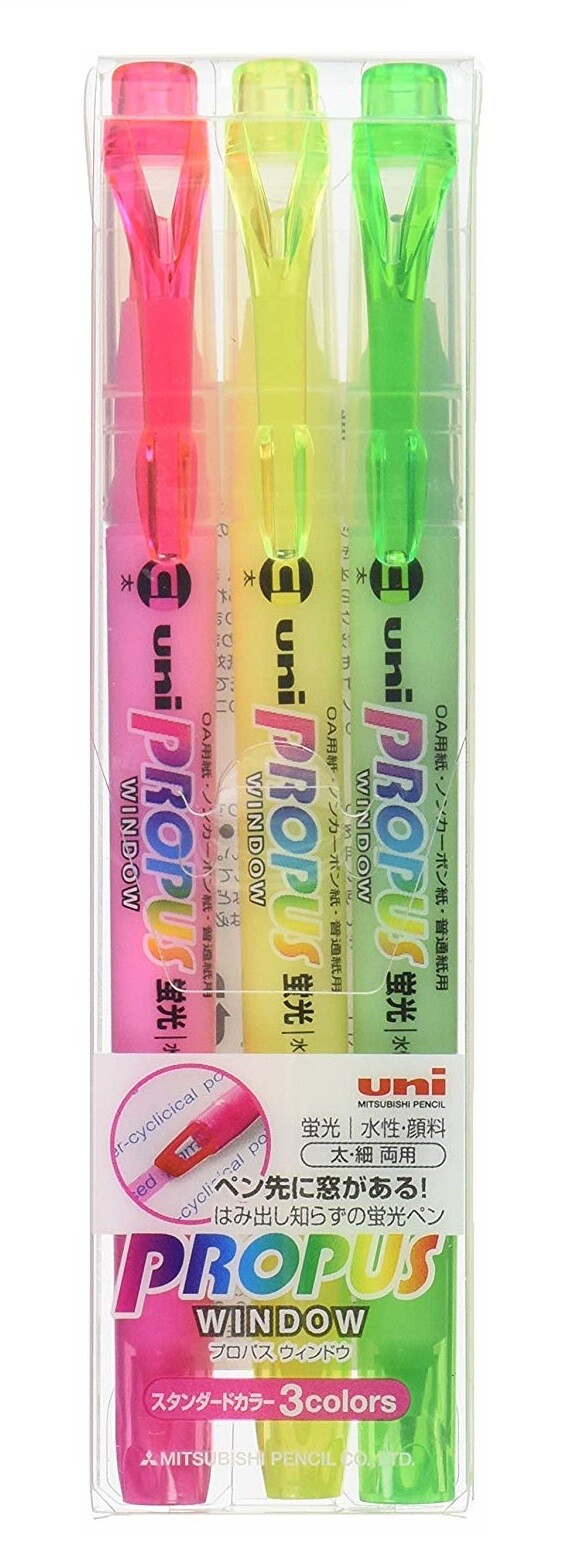 Uni Propus Window Highlighter PUS-102T Choose From 5 Colors
