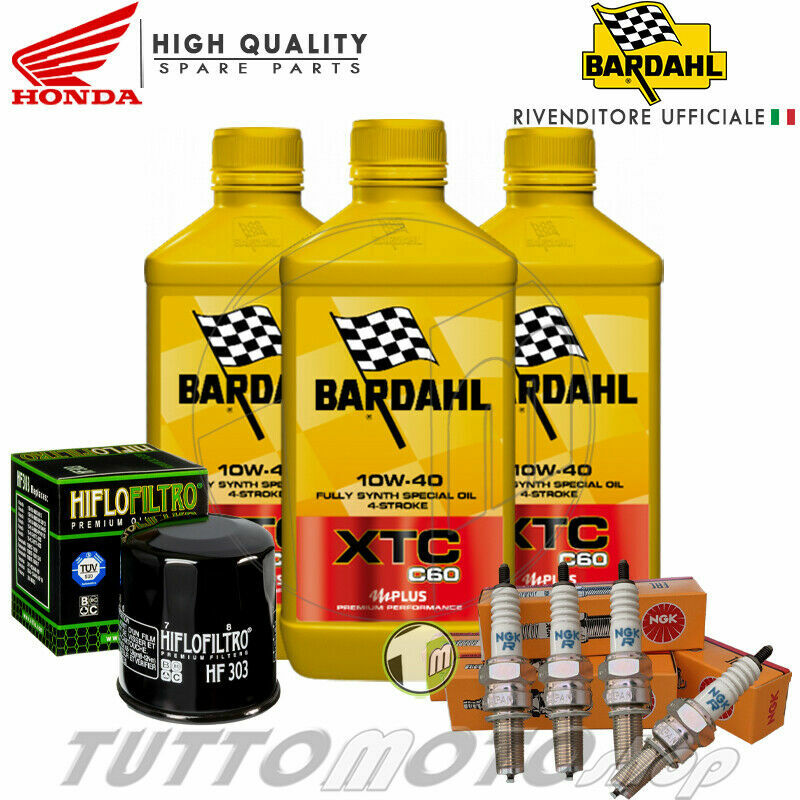 Kit Tagliando Honda VT Shadow Aero 750 - 4L Olio Motul 10W40 + Filtro Olio HIFLO HF204 - Foto 10