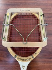 Vintage Dunlop International Wood Tennis Racquet Canadian Ash Maple Bow L 4 3/8