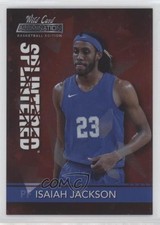 2021-22 Wild Card Alumination Splintered Red Isaiah Jackson #ASP-14 n1u