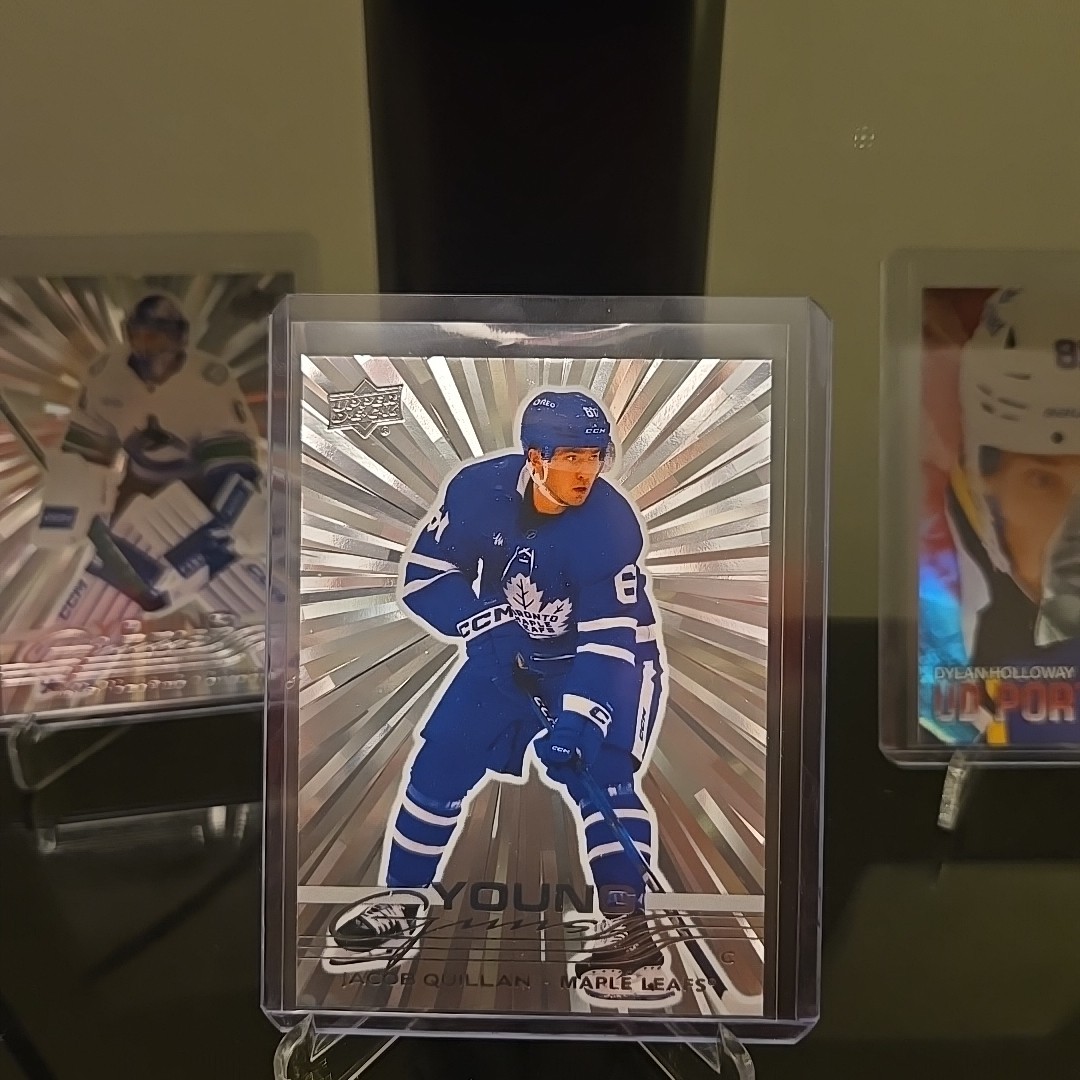 2025-26 UPPER DECK SERIES 1 YOUNG GUNS OUTBURST JACOB QUILLAN #241