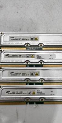 Samsung 64MB PC800 RDRAM RIMM Memory MR16R0824BN1 Lot Of 4
