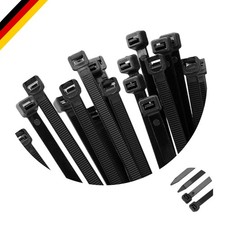 Kabelbinder Nylon UV-beständig 300 mm 100 Stück Selbstsichernd