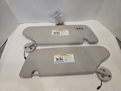 2008-16 Dodge Grand Caravan Chrysler Town Country Sun Visors Homelink Gray A697