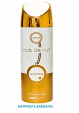 CLUB DE NUIT MILESTONE PERFUME BODY SPRAY 6.8 OZ FOR MEN (UNBOX) NEW