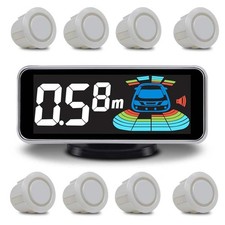 Backup Parktronic System Car Auto Vehicle Reverse with 8 Parking Sensors kit ...