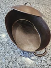 Cast Iron Wagner Ware Sidney O #7 Oval Roaster W/Lid (1/2 Restored)