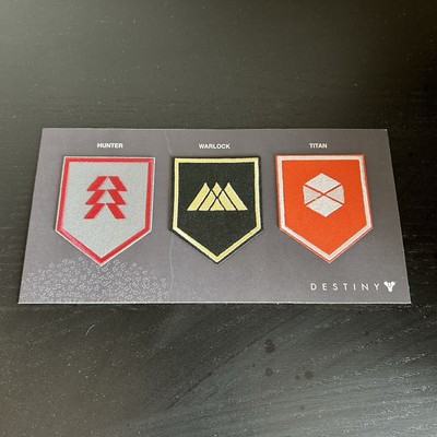 Destiny 3 Patch Set Bungie New May 2017 Loot Crate Exclusive Embroidered