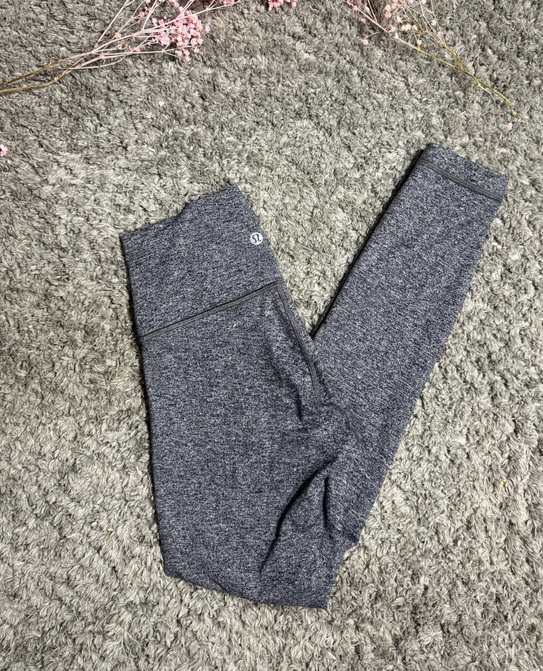 Lululemon Women's Align High Rise Pant Leggings, Size 4, Gray Camo, Yoga