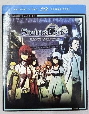 SteinsGate: The Complete Series (Blu-ray/DVD, 2014, 8-Disc
