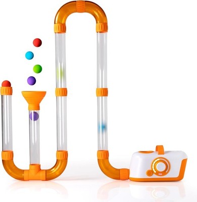Fat Brain Toys The Original Air Toobz, Air-Powered STEM Building Toys for Kids &