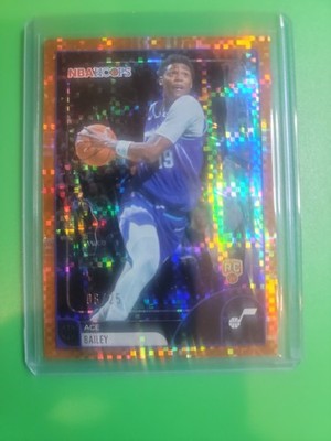 2025-26 Topps Hoops  Ace Bailey  Orange Blast  /25