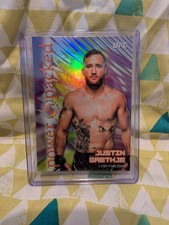 2025 Topps Stadium Club UFC Justin Grethje Power Packed.