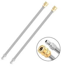 	Pressure Washer Extension Wand 2-Pack Stainless Steel for Power Washer	