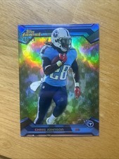 2013 Topps Finest Chris Johnson SSP Camo Refractor #1/10