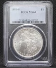 1881 S Morgan Silver Dollar - PCGS MS 64