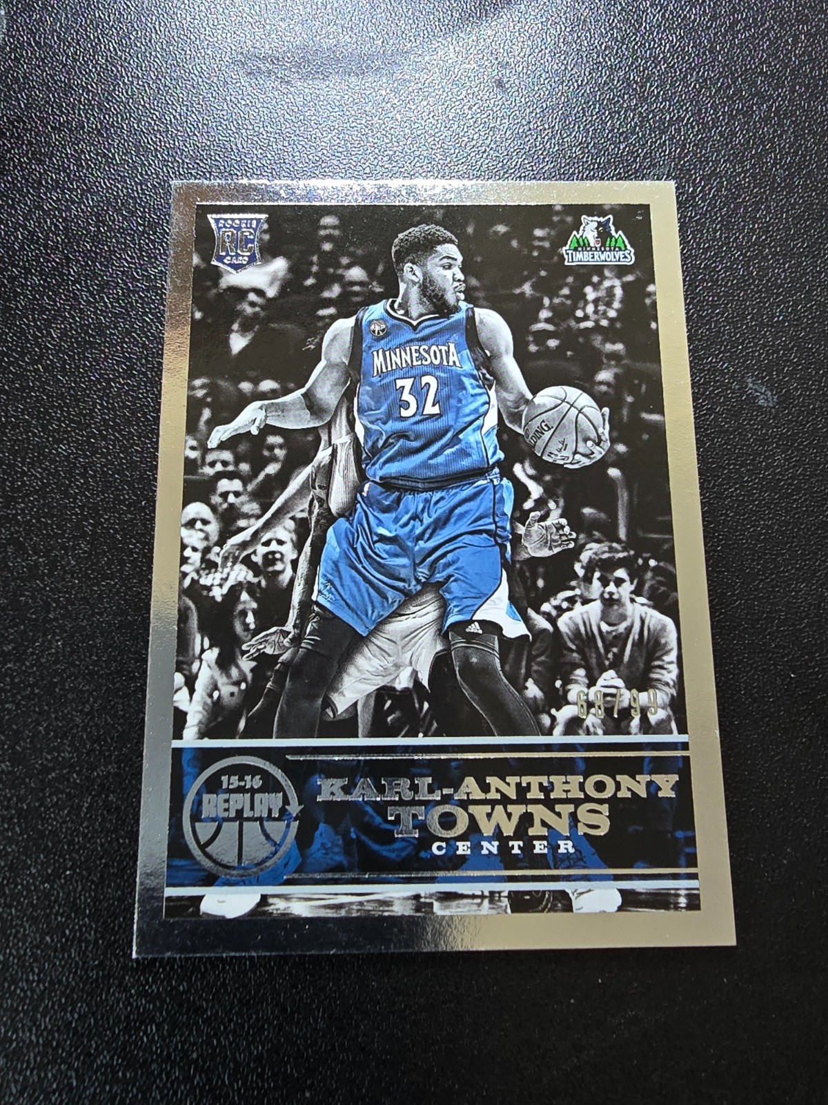 2015-16 Panini Replay - Karl-Anthony Towns #76 68/99 (RC)